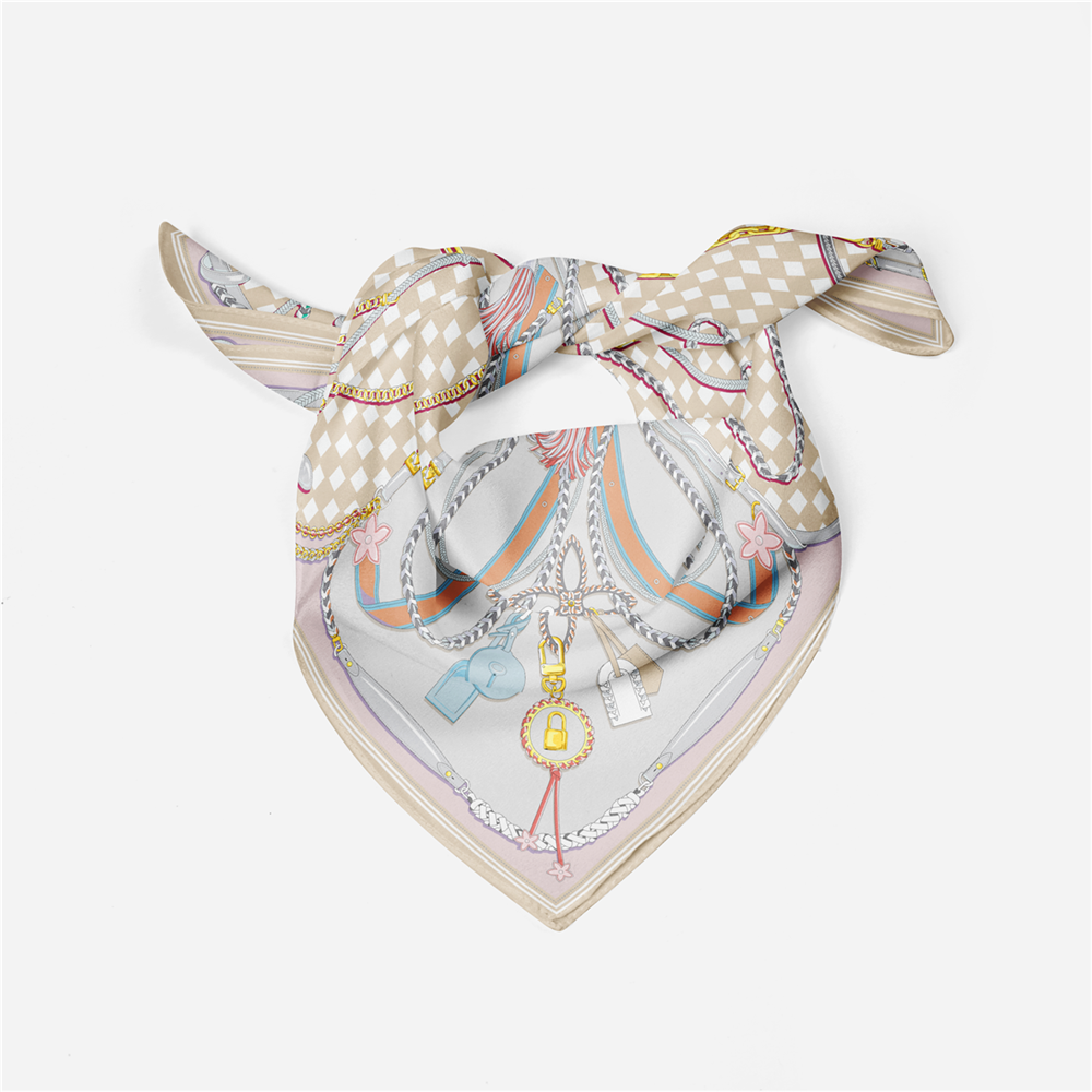 Twill Silk Scarf Woman Digital - Silk Tie Woven recensione e prezzo