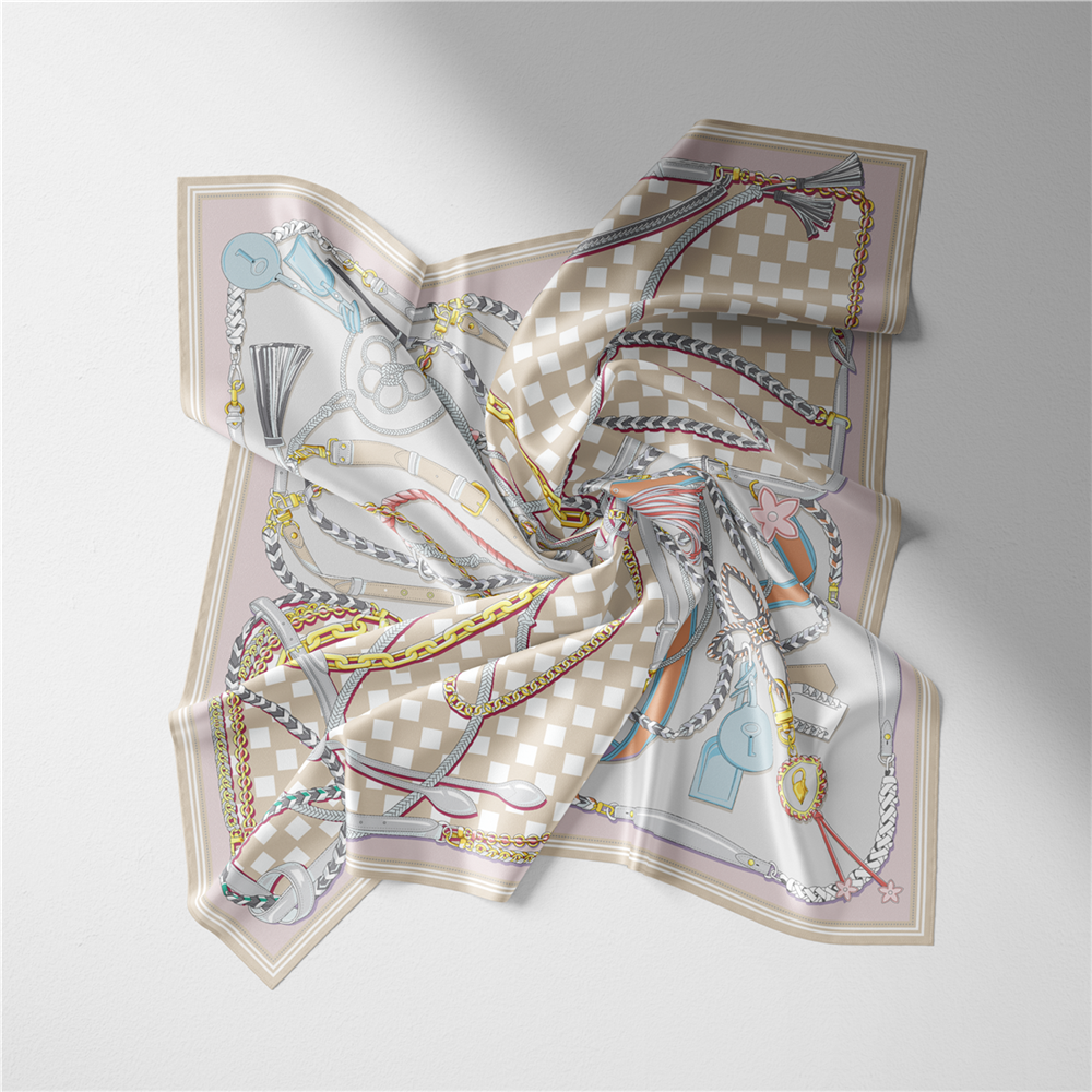 Twill Silk Scarf Woman Digital - Silk Tie Woven recensione e prezzo