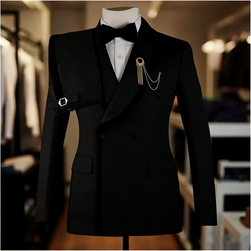 Elegant Men Suits Slim Fit Dou - Men Formal Party Wear Outfit recensione e prezzo