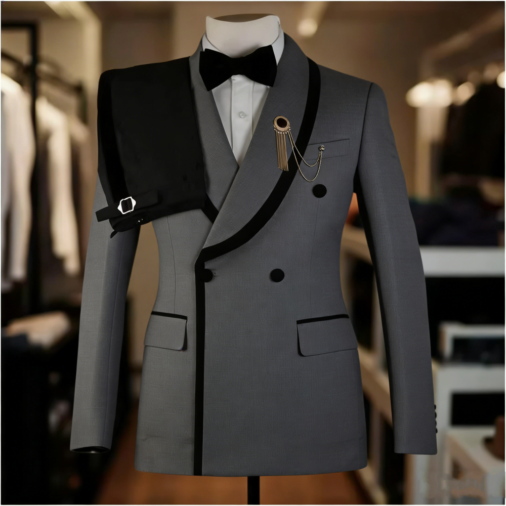 Elegant Men Suits Slim Fit Dou - Men Formal Party Wear Outfit recensione e prezzo
