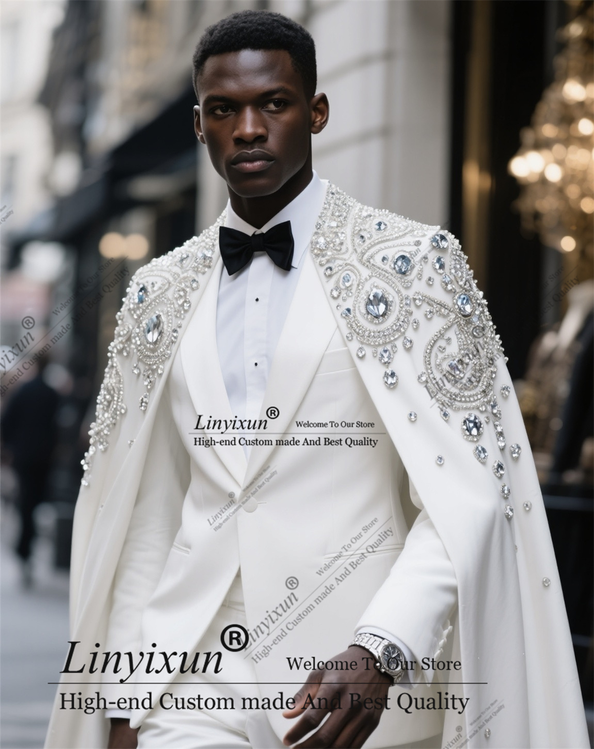 High-end Fashion Diamond Men S - Formal Wear For Men In Wedding recensione e prezzo