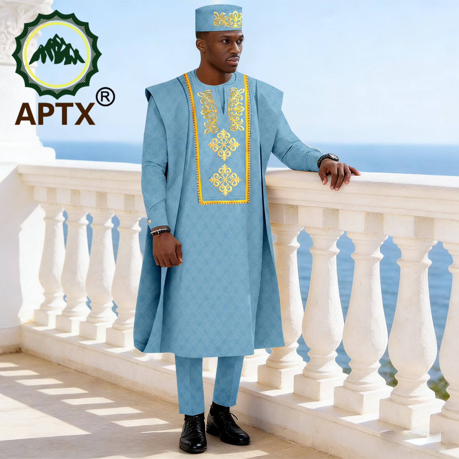 African Traditional Men's 3-Pi - Men Formal Party Wear Outfit recensione e prezzo