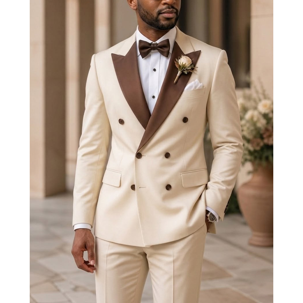 Men Double Breasted Tuxedo Sui - Men Formal Party Wear Outfit recensione e prezzo