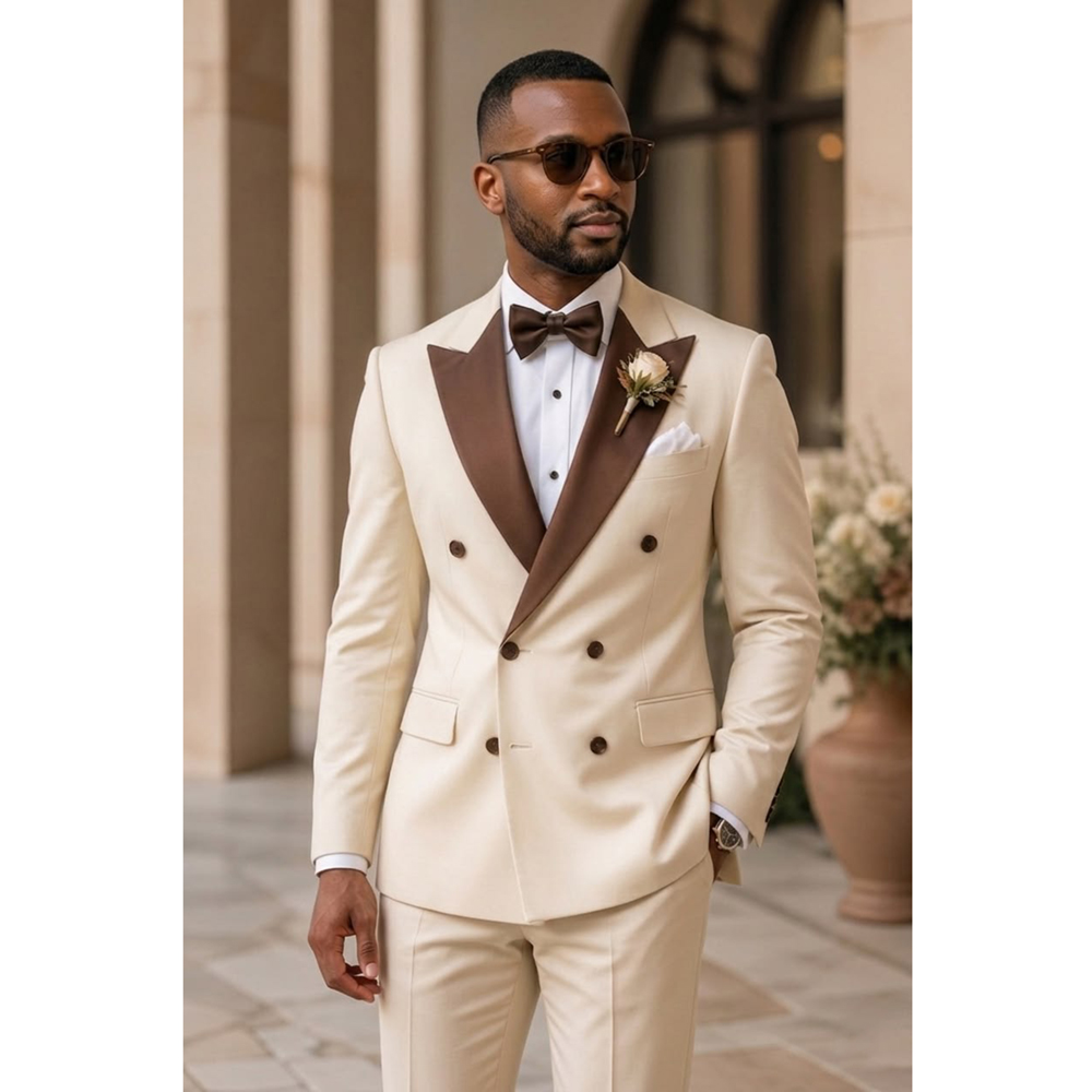 Men Double Breasted Tuxedo Sui - Men Formal Party Wear Outfit recensione e prezzo