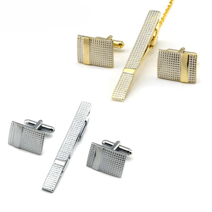 A Set Men's Tie Clip Cufflinks - Mens Formal Look recensione e prezzo