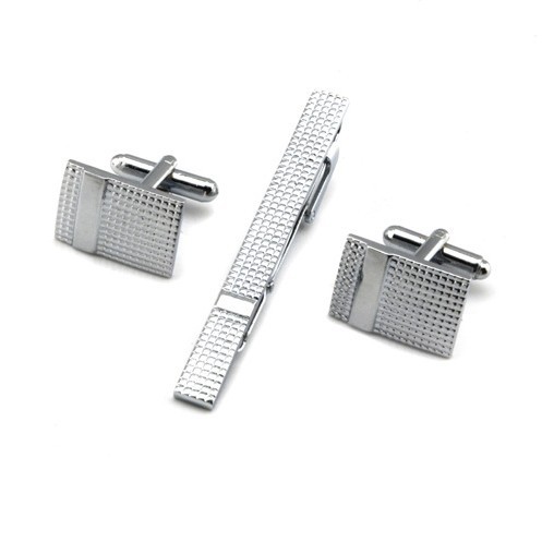 A Set Men's Tie Clip Cufflinks - Mens Formal Look recensione e prezzo